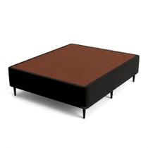 Base Box Casal Sommier Camurça Viúva 128x188x30 Ortobom Preto Base Box Casal Sommier Camurça Viúva 128x188x30 Ortobom Preto