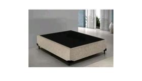 Base box casal sonho perfeito suede bege