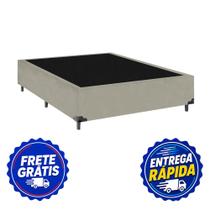 Base Box Casal Viúva Sintético Confort Braz 128 X 188 X 37