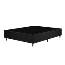 Base Box Casal Zeus Viero 25x138x188cm Preto Base Box Casal Zeus Viero 25x138x188cm Preto