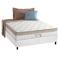 Base Box com Colchão King Best Queen Molas Ensacadas 70x198x158 Anjos Cor Branco Base Box com Colchão King Best Queen Molas Ensacadas 70x198x158 Anjos Cor Branco