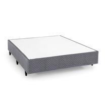 Base Box Desmontável Queen 158x198x28cm Cinza