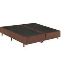 Base Box King 193cm x 203cm x 37cm Marrom Mannes Base Box King 193cm x 203cm x 37cm Marrom Mannes