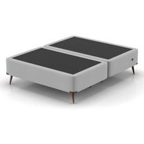 Base Box King 193x203x45cm com Porta USB Dupla