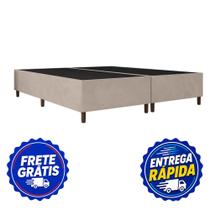 Base Box Para Colchão Queen 198x158 Bipartida Base Box Para Colchão Queen 198x158 Bipartida