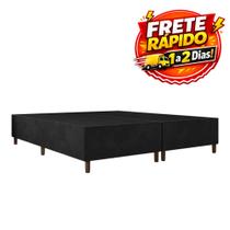 Base Box Para Colchão Queen 198x158 Bipartida