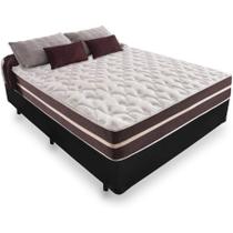 Base Box Preta Com Colchão De Molas Ensacadas Classic Superlastic Anjos Base Box Preta Com Colchão De Molas Ensacadas Classic Superlastic Anjos
