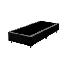 Base Box Preto de Cama Solteiro Resistente
