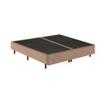 Base Box Queen 158cm x 198cm x 37cm Bege Mannes Base Box Queen 158cm x 198cm x 37cm Bege Mannes