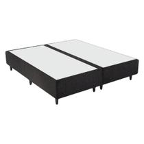 Base Box Queen 158x198cm Rústico Alpha Inducol Cr35246d Grafite Grafite