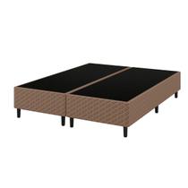 Base Box Queen 158x198cm Umaflex Clio Bipartida Madeira Eucalipto Marrom Base Box Queen 158x198cm Umaflex Clio Bipartida Madeira Eucalipto Marrom