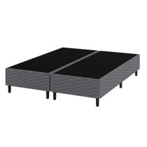Base Box Queen 158x198x38 Flávia Cinza Umaflex Resistência