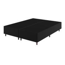 Base Box Queen Size Class (38x158x198cm) Preto - Casa Giulia Base Box Queen Size Class (38x158x198cm) Preto - Casa Giulia