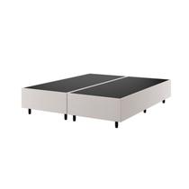 Base Box Queen Zeus Viero 25x158x198cm Bege/Amêndoa Base Box Queen Zeus Viero 25x158x198cm Bege/Amêndoa
