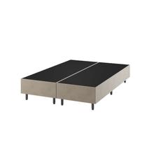Base Box Queen Zeus Viero 25x158x198cm Bege/Creme Base Box Queen Zeus Viero 25x158x198cm Bege/Creme