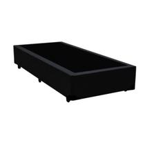 Base Box Solteirão Acolchões Sintético Preto 40x96x203 Base Box Solteirão Acolchões Sintético Preto 40x96x203