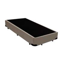 Base Box Solteirão Belos Sonhos Sintético Bege 40x96x203