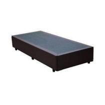 Base Box Solteirão King Sintético Marrom 203x96x40xm Base Box Solteirão King Sintético Marrom 203x96x40xm