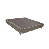 Base Box Solteirão Sintético Branca - 42x128x188:Branco