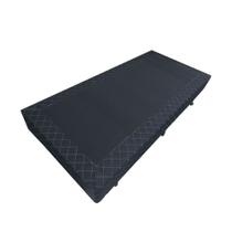 Base Box Solteiro A colchões Poliéster Preto 40x88x188