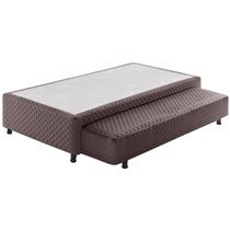 Base Box Solteiro Auxiliar Somiê Ecoflex Marrom