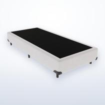 Base Box Solteiro Branco Smart 37x88x188 Base Box Solteiro Branco Smart 37x88x188