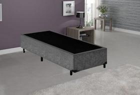Base Box Solteiro Cinza - 088x188x40