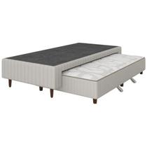 Base Box Solteiro com Cama Auxiliar Premium 37x198x108cm Plumatex