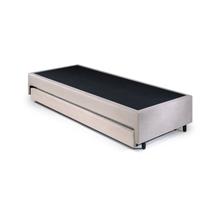 Base Box Solteiro King com Cama Auxiliar 96x203x28cm Bege - B&G