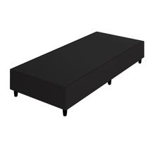 Base Box Solteiro Reforçado Arte Cúbica Estofados Itália 37x88x188cm