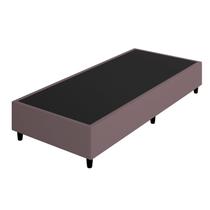 Base Box Solteiro Reforçado Arte Cúbica Estofados Itália 37x88x188cm