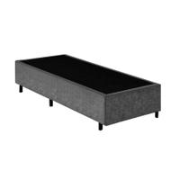 Base Box Solteiro Santo Box Suede Cinza 40x78x188