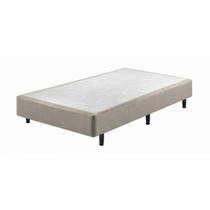 Base Box Somiê Solteiro 88x188x37cm Uni Cinza/Branco Ecoflex Base Box Somiê Solteiro 88x188x37cm Uni Cinza/Branco Ecoflex