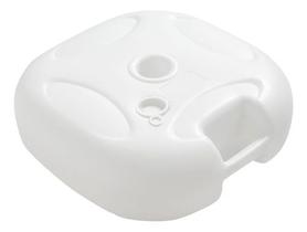 Base Branca Para Guarda Sol E Ombrelone 42cm De Diametro