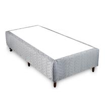Base Cama Box Alto Orthocrin Square Black Solteiro 88x188x32 Medida Padrão Alto Suporte Tecido Resistente