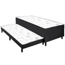 Base Cama Box + Auxiliar + Conjugada D23 188X88X38