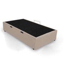 Base Cama Box baú solteiro pistão gás premium 79x198 Corano