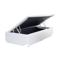 Base Cama Box Baú Solteiro Sintético Branco RC Sono Leve 42x88x188 Base Cama Box Baú Solteiro Sintético Branco RC Sono Leve 42x88x188