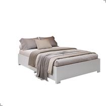 Base Cama Box Casal 1,40 Aruba Com Estrado Com Pés Fixos