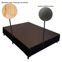 Base Cama Box Casal Blindada - 138x188x42