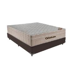 Base Cama Box Casal Blindada + Colchão Molas Ensacadas Ortobom Airtech Springpocket 138x188 Base Cama Box Casal Blindada + Colchão Molas Ensacadas Ortobom Airtech Springpocket 138x188