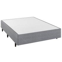 Base Cama Box Casal Herval Parma, 39 x 138 x 188 cm, Cinza Base Cama Box Casal Herval Parma, 39 x 138 x 188 cm, Cinza