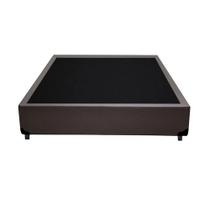 Base Cama Box Casal Marrom 138X188X40 Base Cama Box Casal Marrom 138X188X40