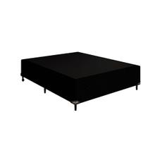 Base Cama Box Casal material sintético 138x188 Preto Base Cama Box Casal material sintético 138x188 Preto