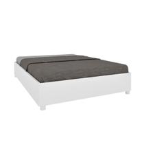 Base Cama Box Casal Mônaco Neve - Tcil - Sem Colchão