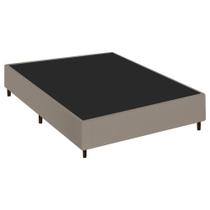 Base Cama Box Casal Pollare 138x188cm Corano Bege - Desk Design