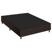 Base Cama Box Casal Pollare 138x188cm Corano Marrom - Desk Design