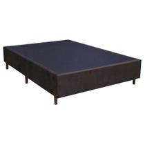 Base Cama Box Convencional Gazin Casal 188x138 Suede Liso