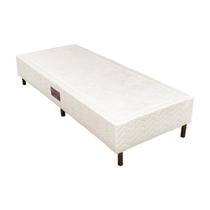 Base Cama Box Fit Orthocrin Bege Solteiro Plus Viúva 110x200x24 Alto Suporte