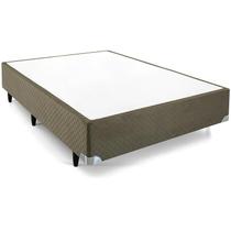 Base Cama Box Herval Casal Suede, 39x138x188 cm, Verde
